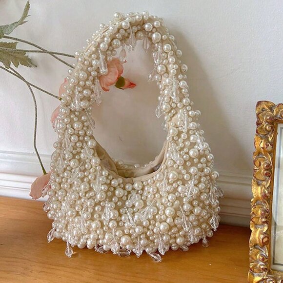 Apricot Glamorous Women's Valentine's Day Clutch - Picture 2 of 5